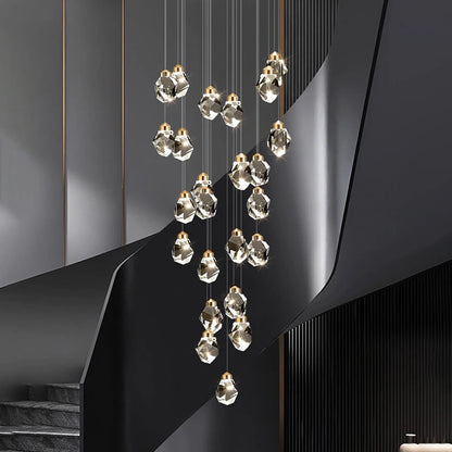 Ten head chandelier, 19.7 in across, with a 70.9 in cord drop