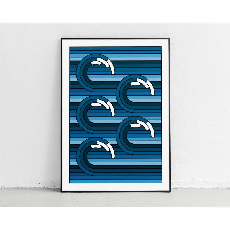Japanese Great Wave Mount Fuji Canvas Wall Art