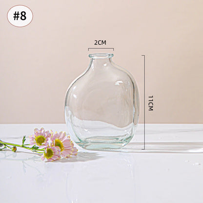 Brown Retro Glass Hydroponic Vase