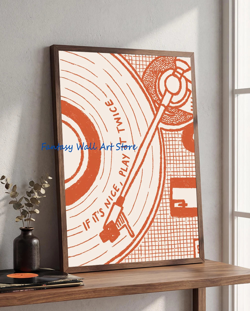 Retro Music Vinyl Record Canvas Wall Art