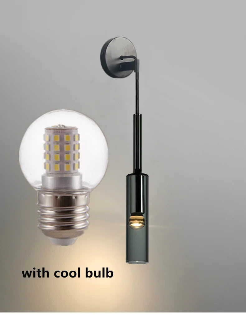 Modern LED Glass Wall Sconce