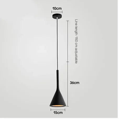 Multicolor Metal Pendant Light