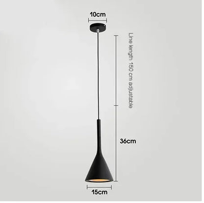 Multicolor Metal Pendant Light