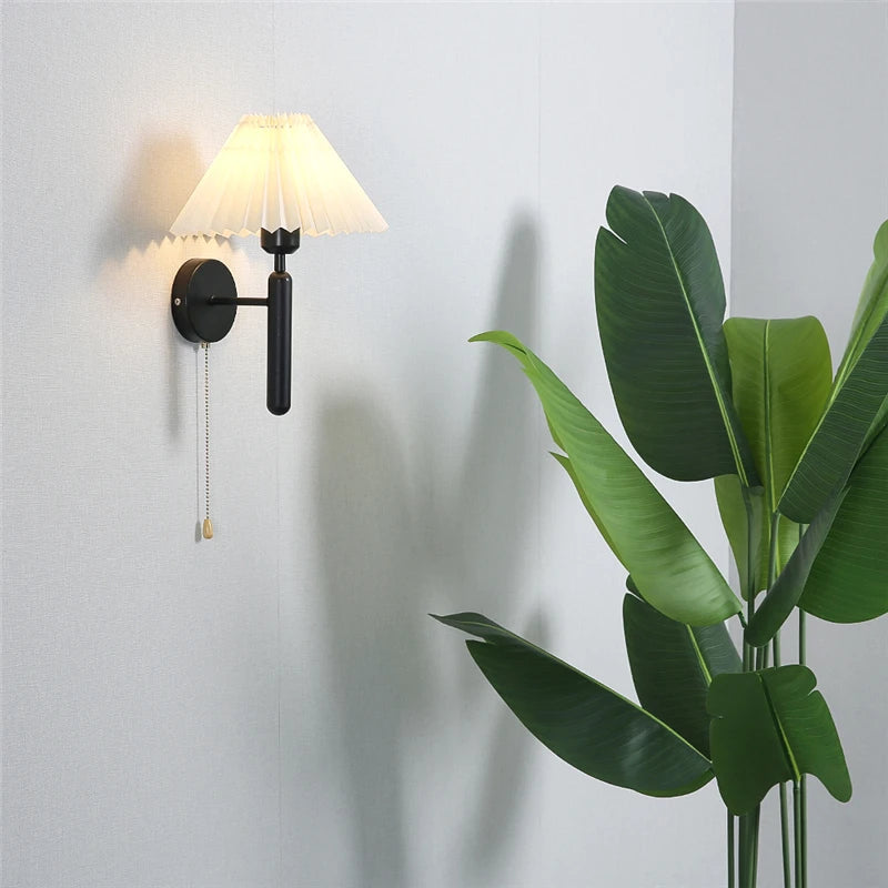wall sconce, detail view of fixture base and arm