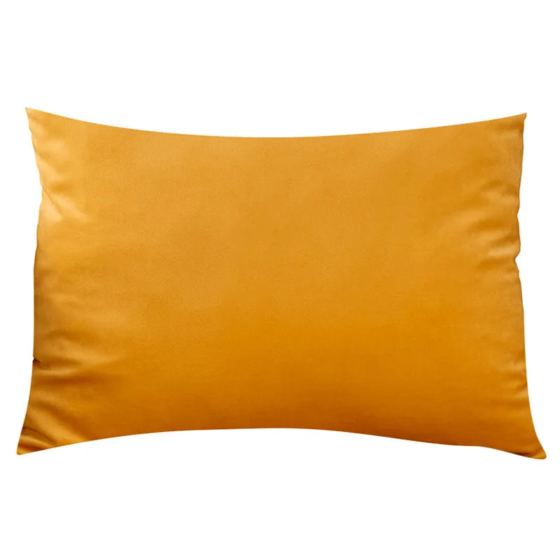 Soft Velvet Lumbar Pillow Cover — styling detail
