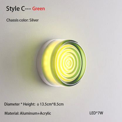 Nordic Acrylic Outdoor Wall Sconce