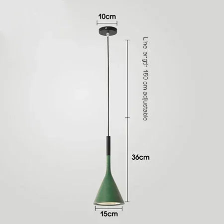 Colored Dome Pendant Light