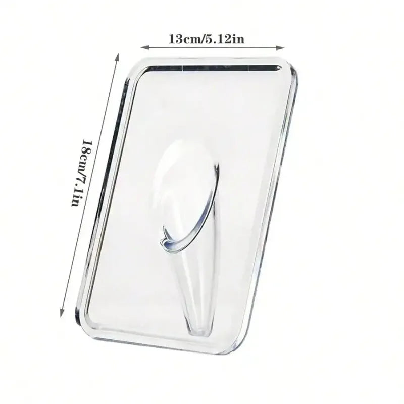 Transparent acrylic frame art vase for desktop bookshelf display