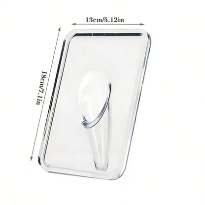 Transparent acrylic frame art vase for desktop bookshelf display