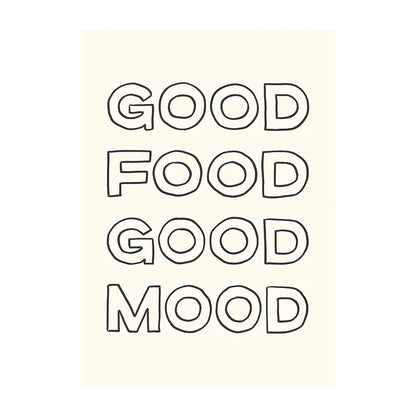 Trendy Kitchen Pizza Sushi Minimalist Canvas Wall Art