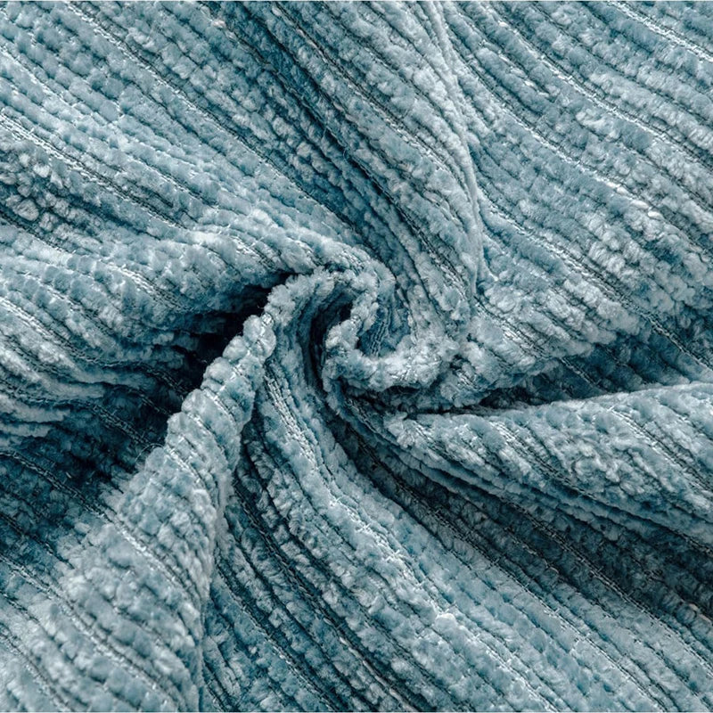 Striped Chenille Throw Pillow Cover — styling detail