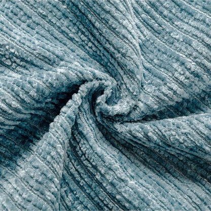 Striped Chenille Throw Pillow Cover — styling detail
