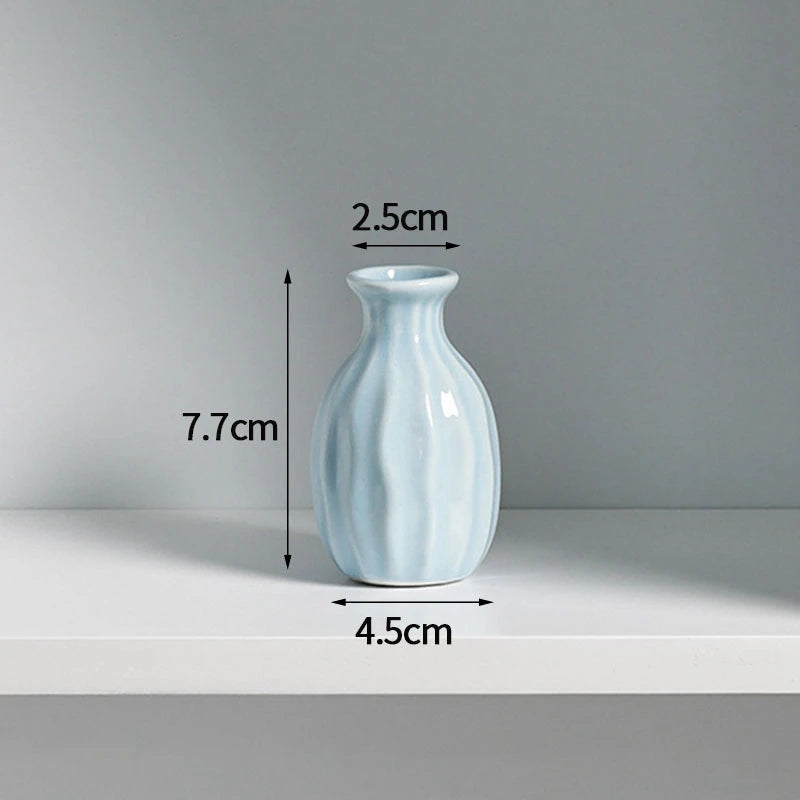 Nordic Ceramic Mini Vase Set