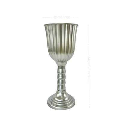 Cylinder flower vase wedding centerpiece gold silver white