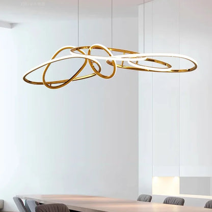 Close-up of the acrylic diffuser panel on the linear LED pendant light