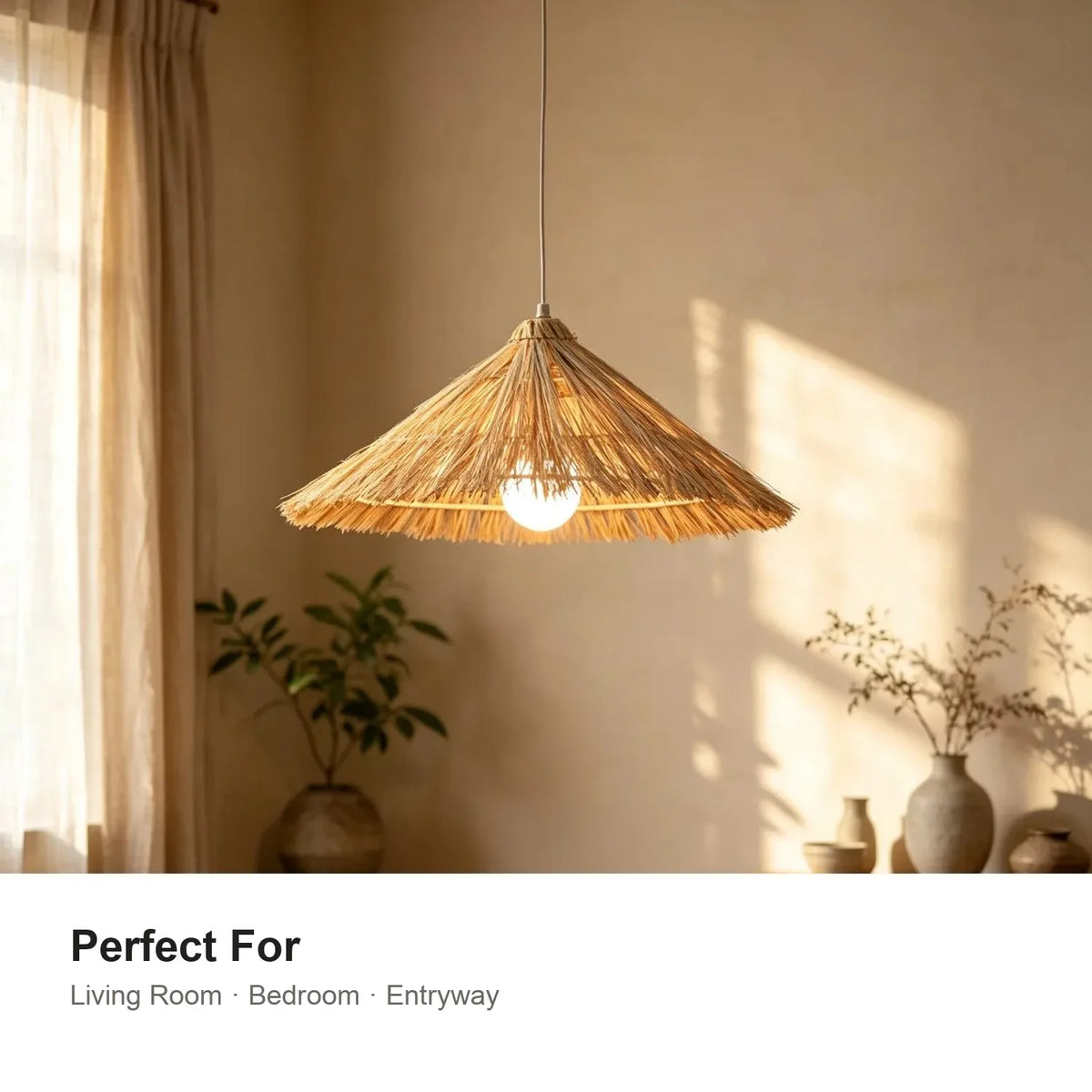 50CM Rattan Pendant Light