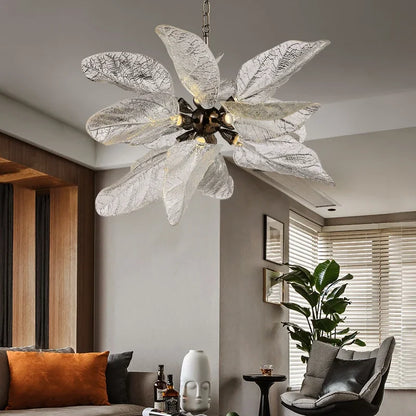 Leaf Petal Chandelier Light