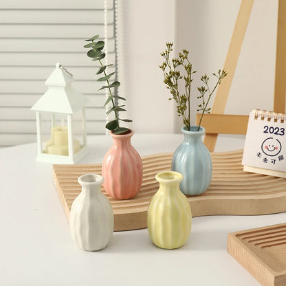 Nordic Ceramic Mini Vase Set