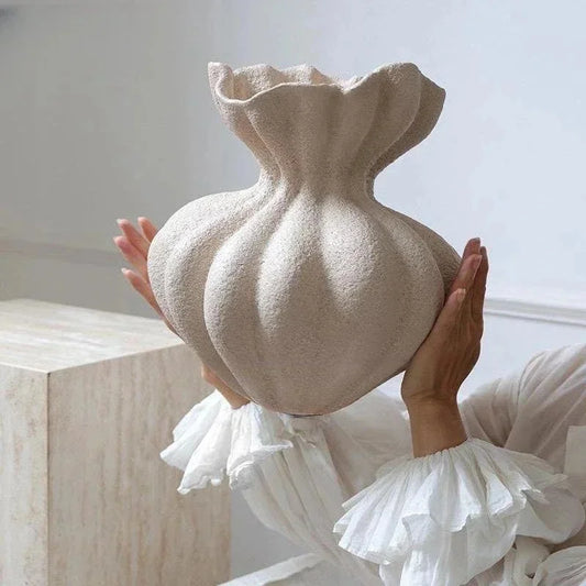 French minimalist ceramic vase gift for anniversary birthday