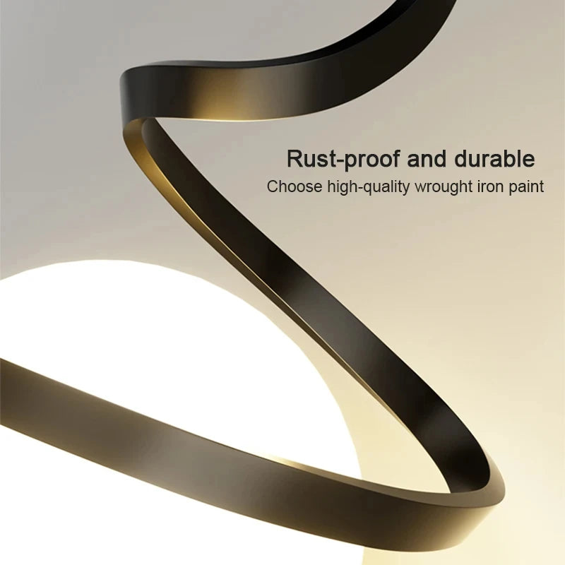 LED Glass Bedside Pendant
